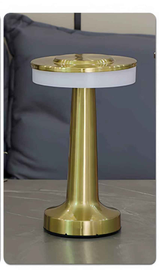 Decorative Desk Lamp Bar Retro Touch Metal Dumbbell Desk Lamp